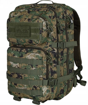 Тактичний рюкзак 36л Mil-Tec Assault Pack Digital Woodland 14002271