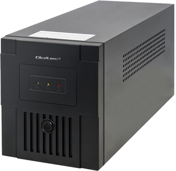 ИБП Qoltec Monolith 1500VA 900W Black (5901878539744)