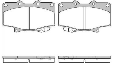 Тормозные колодки ROADHOUSE 2429.04 Toyota Land Cruiser; Lexus LX 04465YZZ53, 0446560020, 04465YZZAL