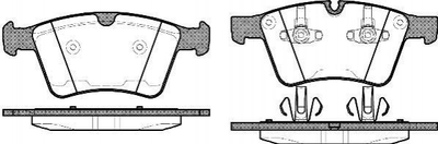 Тормозные колодки ROADHOUSE 2137000 Mercedes M-Class, GL-Class 1644201320