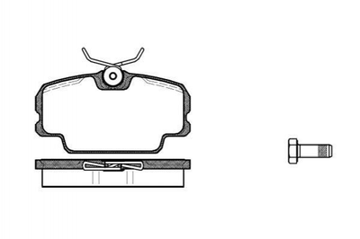 Гальмівні колодки ROADHOUSE 2145.00 Mercedes C-Class 0004208920, 0014201020, 14201020