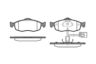 Тормозные колодки ROADHOUSE 2432.02 Ford Scorpio, Mondeo 1022078, 1022079, 1073732