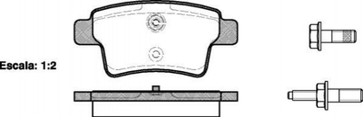 Гальмівні колодки ROADHOUSE 2124100 Citroen C4 425416, 425432, 425371