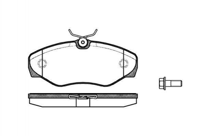 Тормозные колодки ROADHOUSE 283410 Nissan Primastar; Opel Vivaro; Renault Trafic, Espace 1605198, 4106000QAE, 4414519