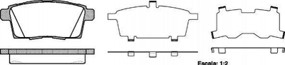 Гальмівні колодки ROADHOUSE 21268.00 Mazda CX-9, CX-7; Ford USA Edge L2Y82643ZC, L2Y82643ZB, L2Y62649Z