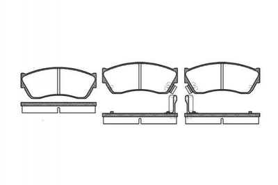 Тормозные колодки ROADHOUSE 2147.22 Suzuki Swift 4106067A85, 4106072A85, 4106072A87