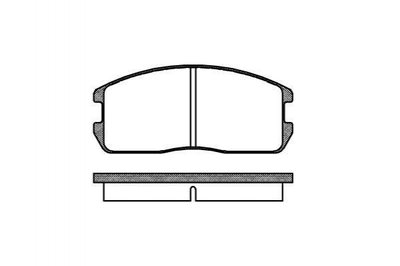 Колодки гальмівні ROADHOUSE 2175.00 Mitsubishi Lancer, Colt MB366969, MB407460, MB534583