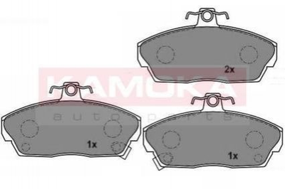 Тормозные колодки KAMOKA JQ1011226 Honda Civic 45022S6DE01, 45022S6DE50, 45022S74E10