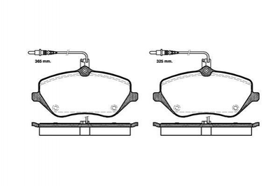 Тормозные колодки ROADHOUSE 21101.04 Citroen C6, C5; Peugeot 407, 607 425278, 425294, 425336