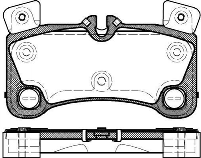 Тормозные колодки ROADHOUSE 21346.00 Audi Q7; Volkswagen Touareg; Porsche Cayenne 7L0698451F, 7L0698451G, 7L0698451E