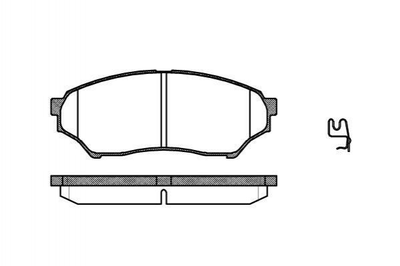 Тормозные колодки ROADHOUSE 2845.01 Mitsubishi Pajero MN102615, MR475453