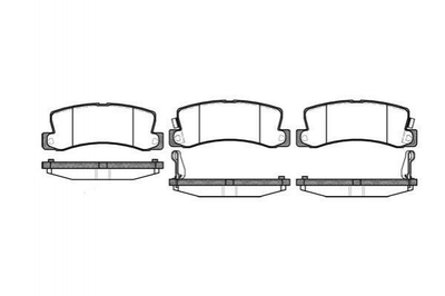 Тормозные колодки ROADHOUSE 2214.22 Toyota Celica, Avensis, Camry, Carina; Lexus ES, RX 04466YZZAB, 0446633140, 0446633050