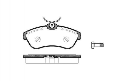 Тормозные колодки ROADHOUSE 288000 Citroen C3, Xsara, C2 425237, 425372