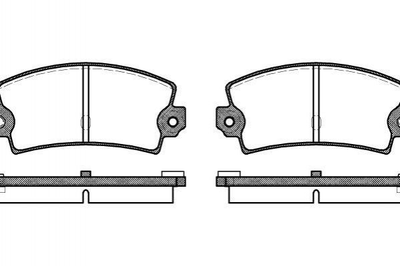 Тормозные колодки ROADHOUSE 2021.36 Volvo C30, S40, C70; Renault Espace; Mazda 5, 3; Ford Focus 6000004734, 6025071055, 6025071056