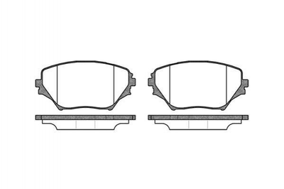 Тормозные колодки ROADHOUSE 281300 Toyota Rav-4 04465YZZF7, 0446542130, 0446542110