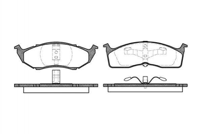 Тормозные колодки ROADHOUSE 2610.00 Chrysler Neon, Voyager, 300 M; Dodge Caravan 05018595AA, 4882107, 5014527AA