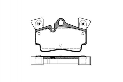 Гальмівні колодки ROADHOUSE 2996.10 Audi Q7; Porsche Cayenne 7L5698451, 95535293950