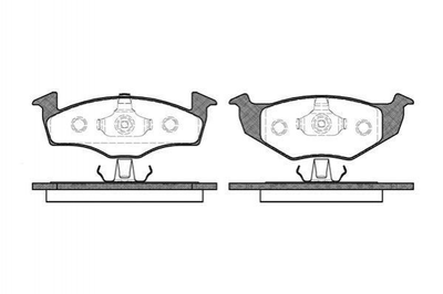 Тормозные колодки ROADHOUSE 260920 Seat Toledo, Cordoba, Ibiza; Volkswagen Polo, Golf, Vento 1H0698151B, 1HO698151B