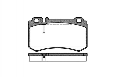 Гальмівні колодки ROADHOUSE 2993.00 Mercedes S-Class, E-Class, CLS-Class 0034206220, 0034209420, 0044204720