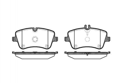 Тормозные колодки ROADHOUSE 276800 Mercedes C-Class 0034202520, 0034202620, 0034204520