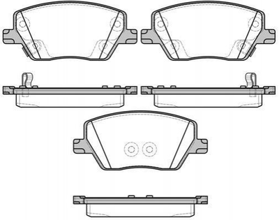 Тормозные колодки ROADHOUSE 2169502 Fiat Tipo 77367628