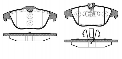 Тормозные колодки ROADHOUSE 2130520 Mercedes C-Class, GLK-Class, E-Class A0054204920