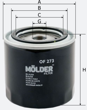 Фільтр оливний Molder Lada 2101-2107 (OF273)