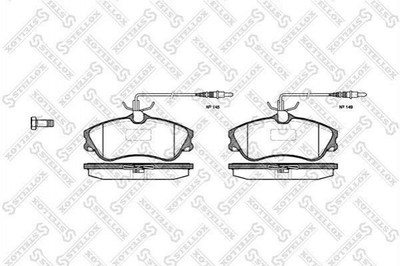 Тормозные колодки STELLOX 645004BSX Peugeot Partner, 306; Citroen Xsara, Berlingo 172059, 425154, 425155