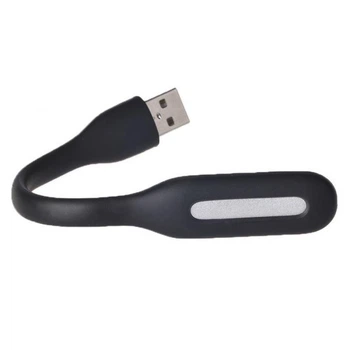 Ліхтарик-лампа USB LED Light Plastic black