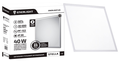 Светодиодная панель ENERLIGHT STELLA 40Вт 4000К MS (STELLA40SMD70NMS)