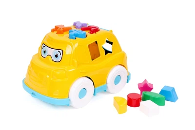 Ігровий набір сортер Автобус Technok Toys 5903 пластик 10 фігур жовтий