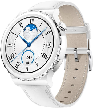 Смарт-годинник Huawei Watch GT 3 Pro 43мм Classic White (Frigga-B19V)