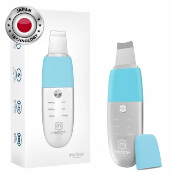 Скрабер Ультразвуковий для обличчя шкіри Medica+ Vibroskin 8.0 (Японія)
