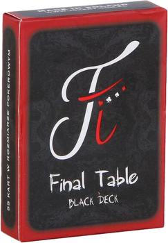 Karty do gry Bicycle Quint Final Table Black Deck 1 x talia 55 kart (5904262551568)