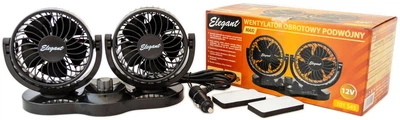 Вентилятор двойной 12 V 4'' Elegant