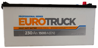Аккумулятор 230 прямая (+ слева) 1500А Eurotruck (2000002517009)