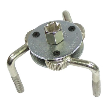 Съемник масляного фильтра "краб", d 70-130 мм, 1/2" Intertool