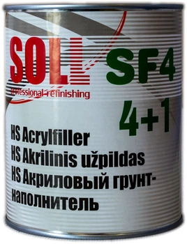 Грунт акриловый 4:1 1 л темно-серый SOLL HS SF4