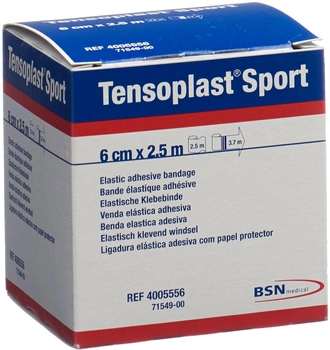 Еластичний бинт Bsn Medical Tensoplast Sport Adhesive Elastic Bandage 6 см x 2.5 м (4042809002386)
