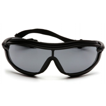 Защитные очки Pyramex XS3-PLUS с уплотнителем и Anti-Fog покрытием черные