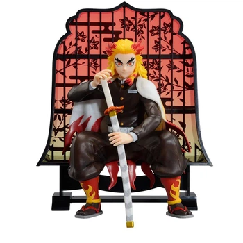 Фігурка Bandai Клинок, який знищує демонів Кедзюро Ренгоку Demon Slayer Kyojuro Rengoku 18 см (3588CB27ACA7)