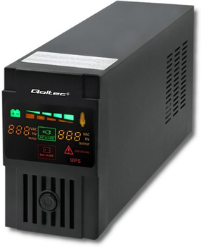 ИБП Qoltec Monolith 600VA (360W) Black (5901878539515)