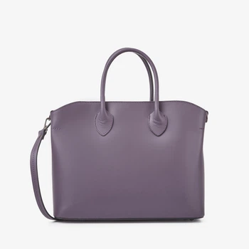 Сумка женская кожаная тоут средняя Regina Notte Tote 01387_m Фиолетовый
