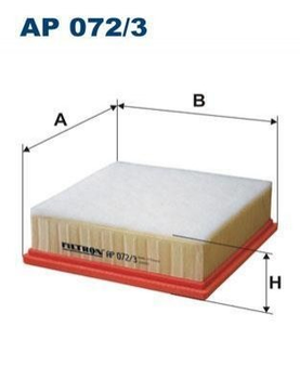 Воздушный фильтр FILTRON AP0723 Opel Meriva 13275089, 835058, 460023377