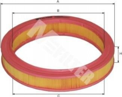 Воздушный фильтр M-FILTER A507 Ford Fiesta 86SF9601AA, 6145868, 25062033