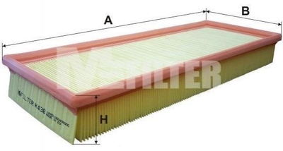 Воздушный фильтр M-FILTER K438 Audi A6, 100 077129620