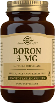 Suplement diety Solgar Boron Multichelate 3 mg 100 kapsułek (33984017788)