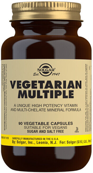 Suplementy deit Solgar Vegetarian Multiple 90 kapsułek (33984027916)