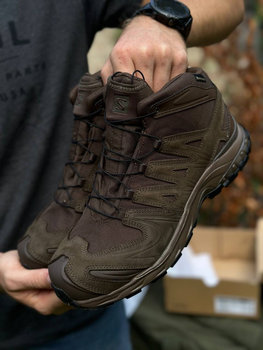 Берці тактичні Salomon XA Forces Mid GTX, колір коричневі, 44 2/3, 28.5 см