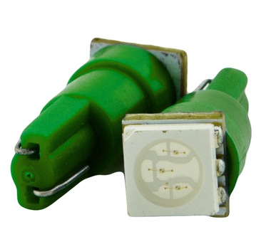 Світлодіодна лампа AllLight T 5 1 діод SMD5050 W2*4.6d 12V GREEN